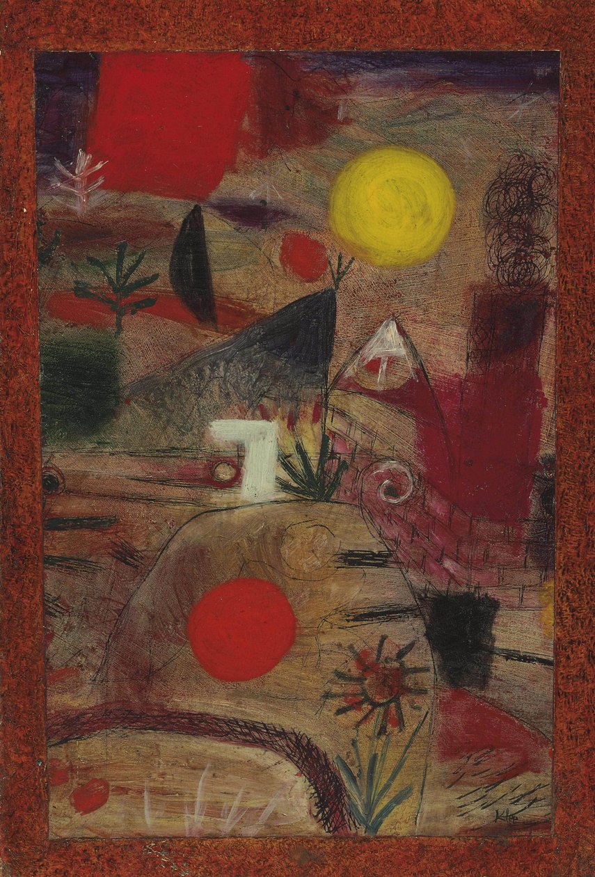Feier und Untergang Celebrazione e caduta, 1920 da Paul Klee