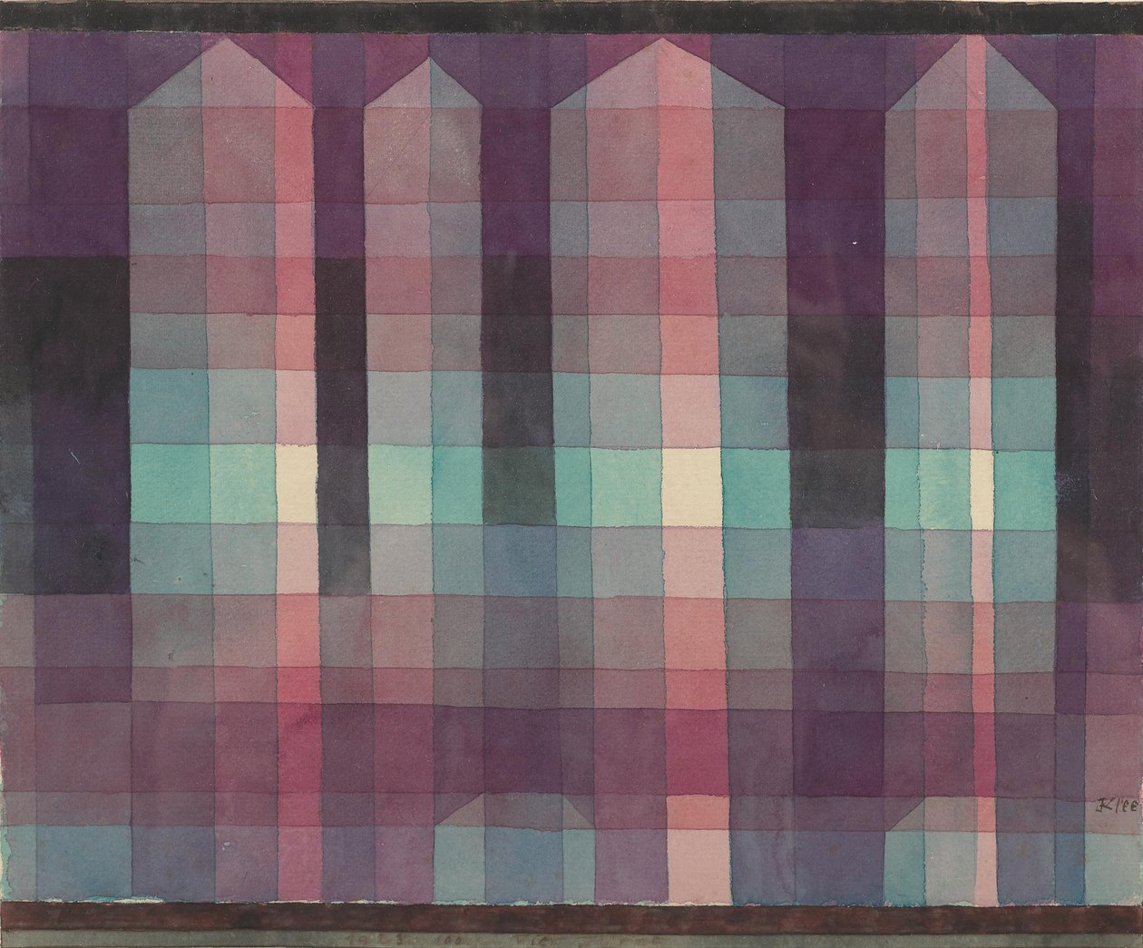 Quattro Torri, 1923 da Paul Klee