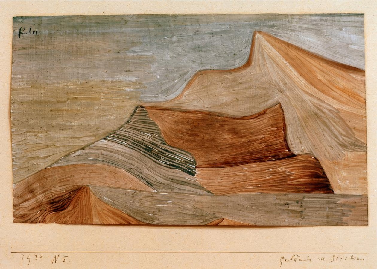 Terreno nel sud da Paul Klee