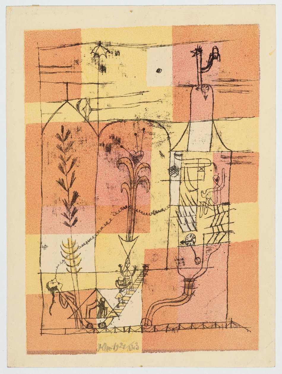 Hoffmanneske Szene, 1921 da Paul Klee
