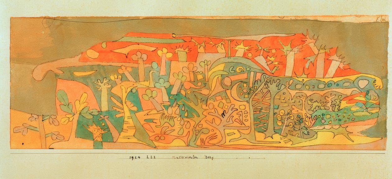 Montagna coltivata da Paul Klee