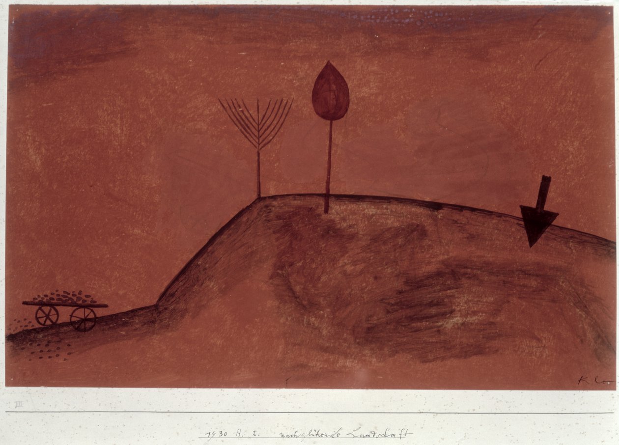 Paesaggio al crepuscolo da Paul Klee