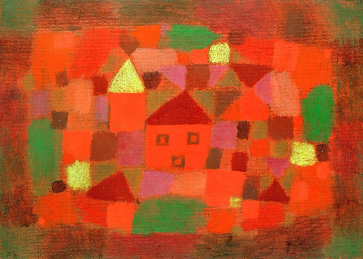 Paesaggio con Tramonto da Paul Klee