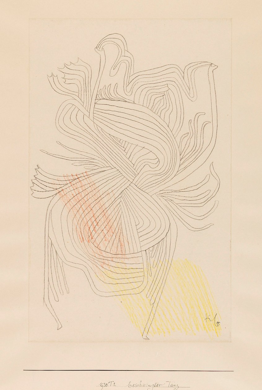 Danza vivace, 1930 da Paul Klee