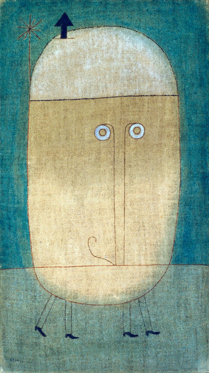 Maschera del terrore da Paul Klee
