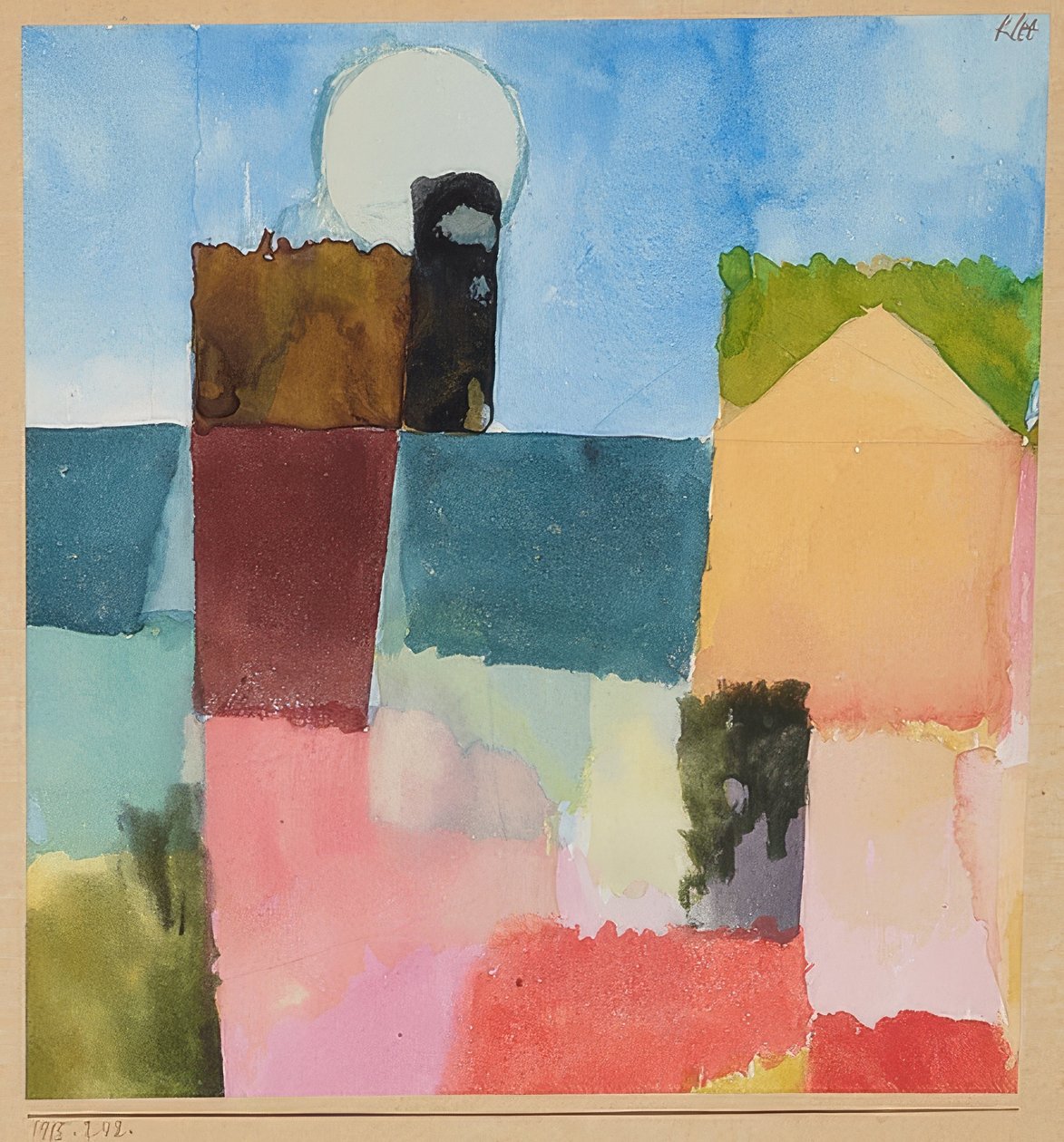 Sorgere della luna (St. Germain). 1915/242 da Paul Klee