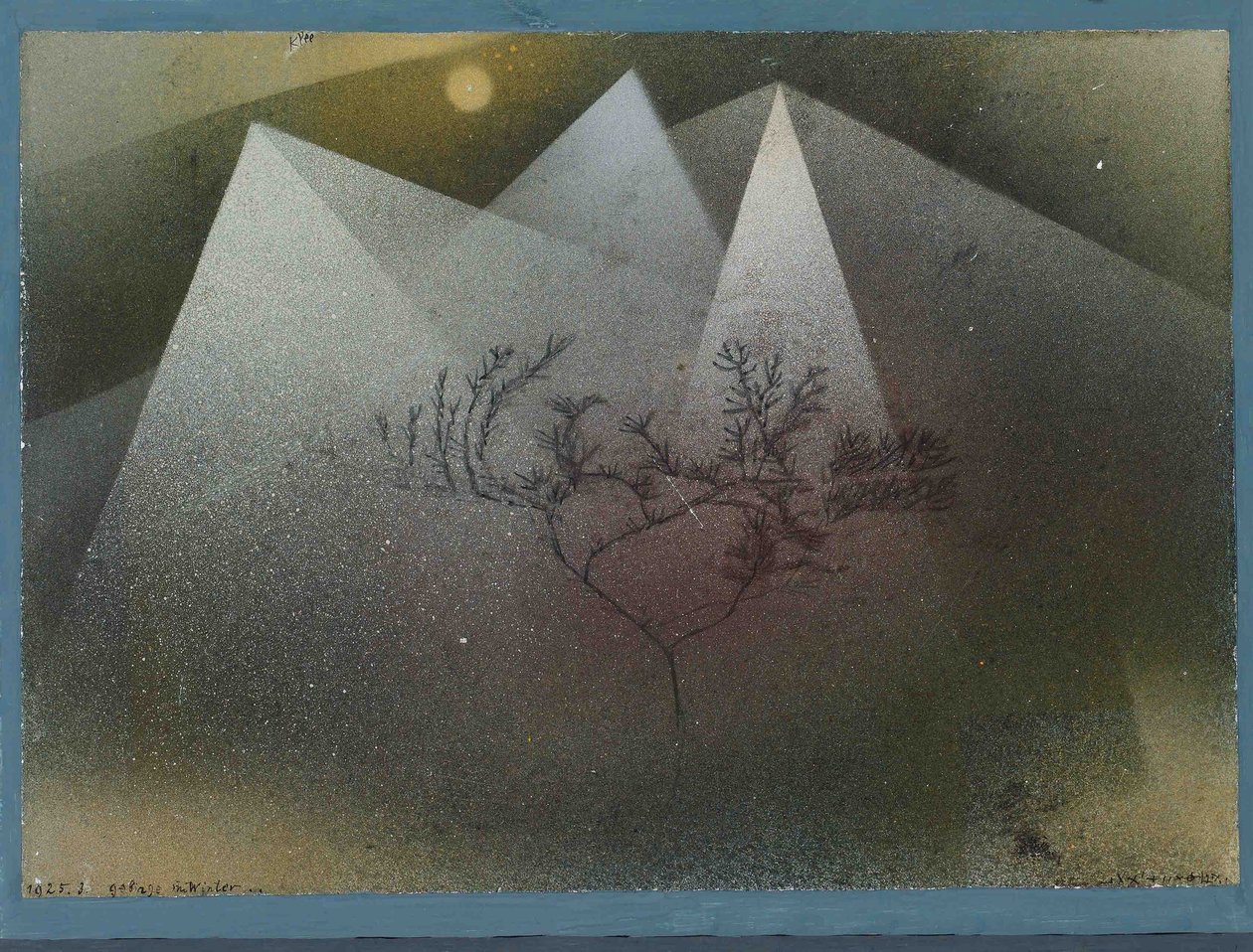 Montagne in inverno, 1925 da Paul Klee
