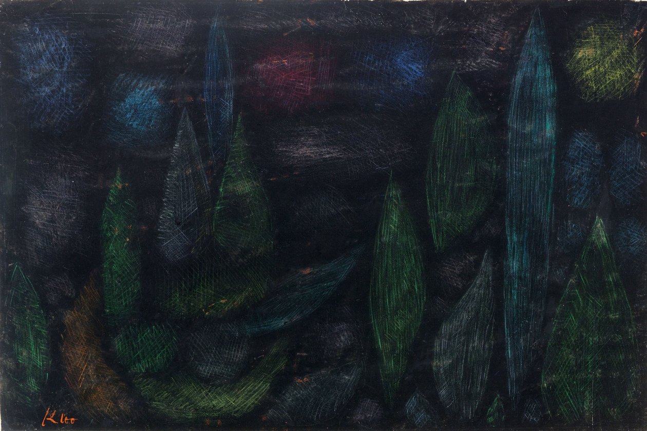 Nächtliche Landschaft, 1937 da Paul Klee