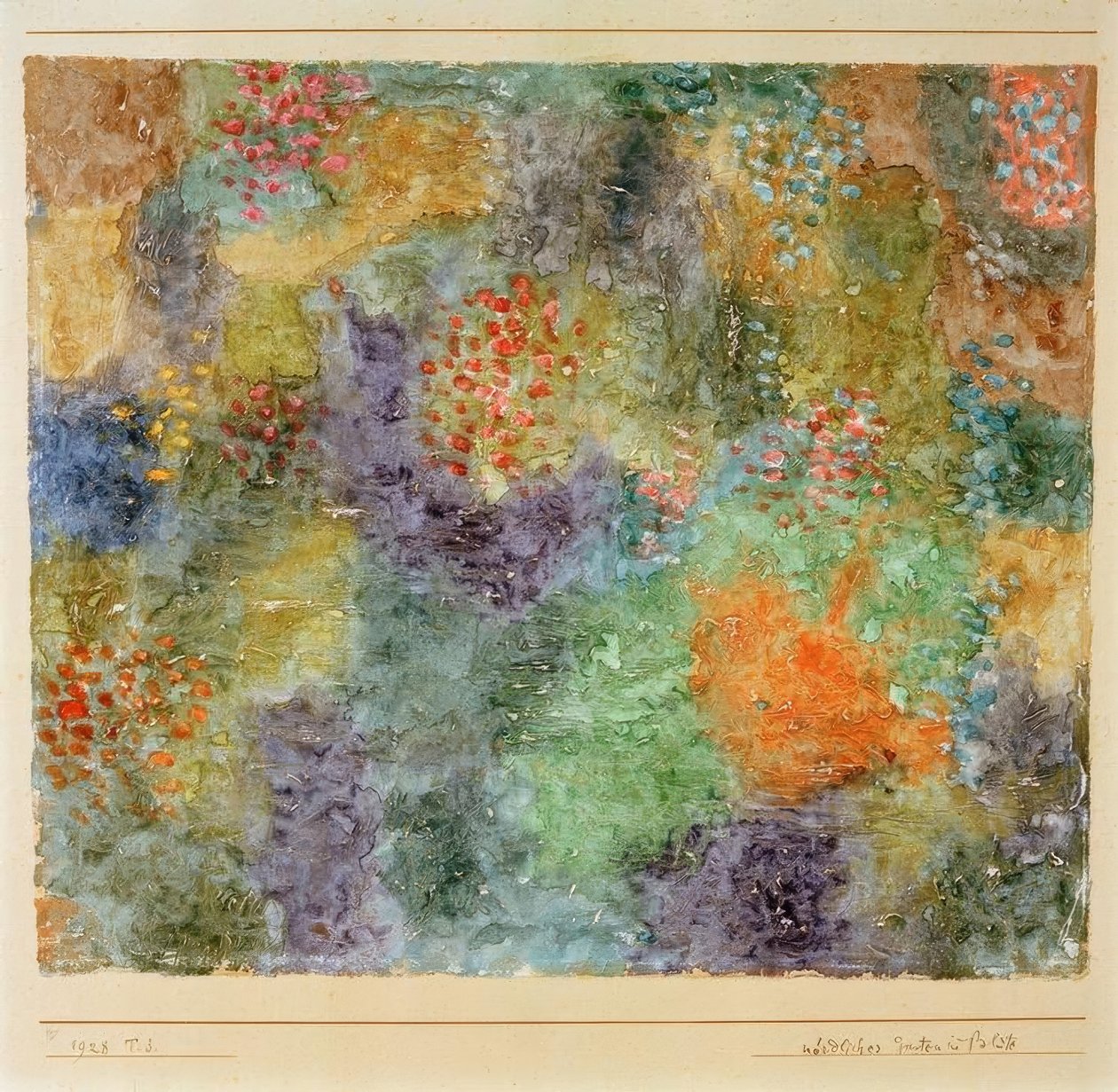 Giardino settentrionale in fiore da Paul Klee