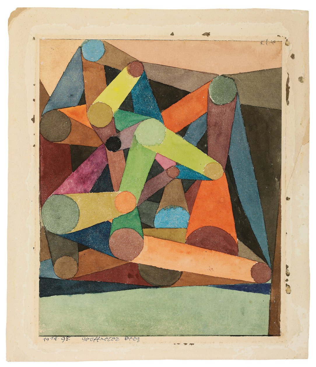 Montagna aperta da Paul Klee