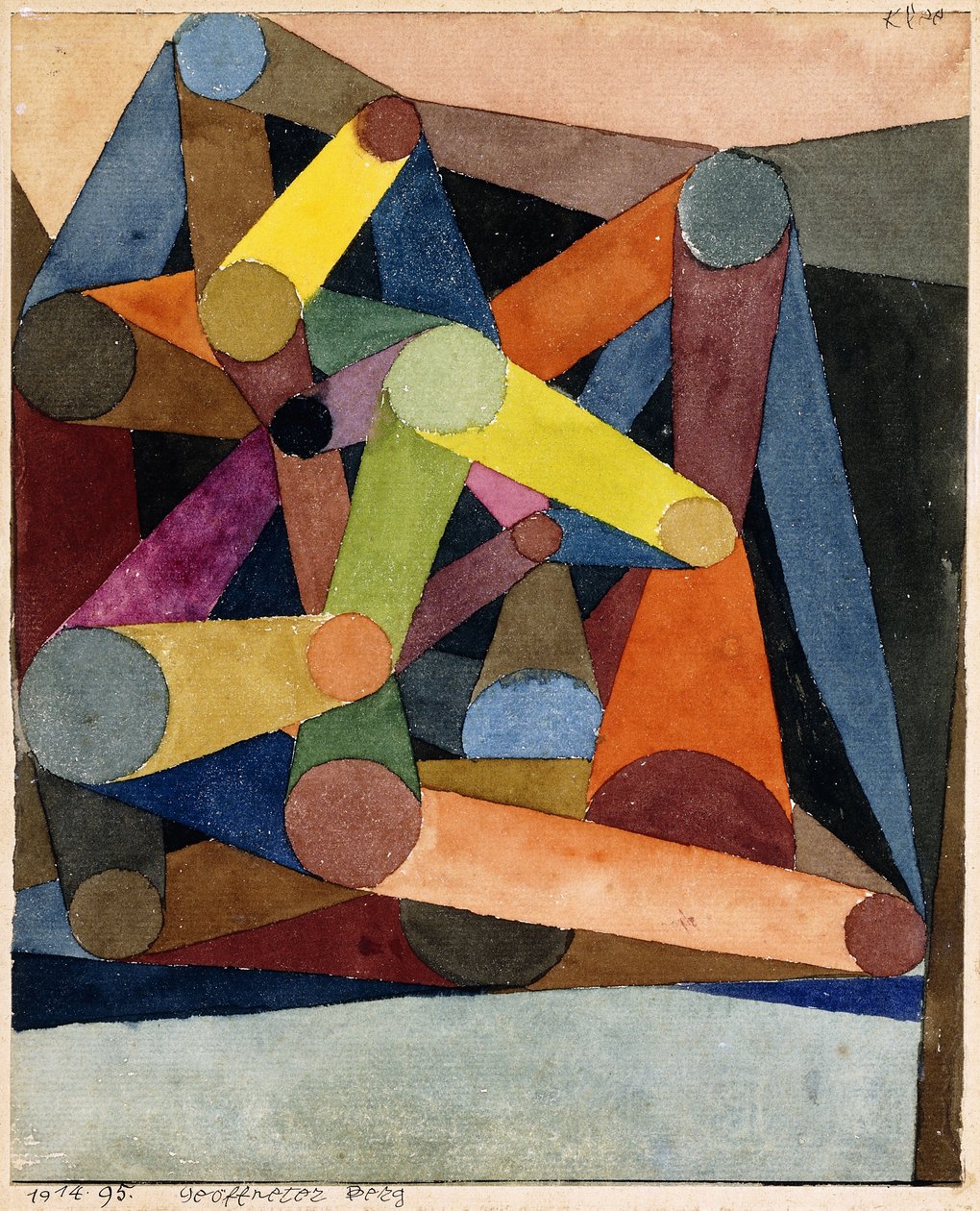 Montagna aperta da Paul Klee