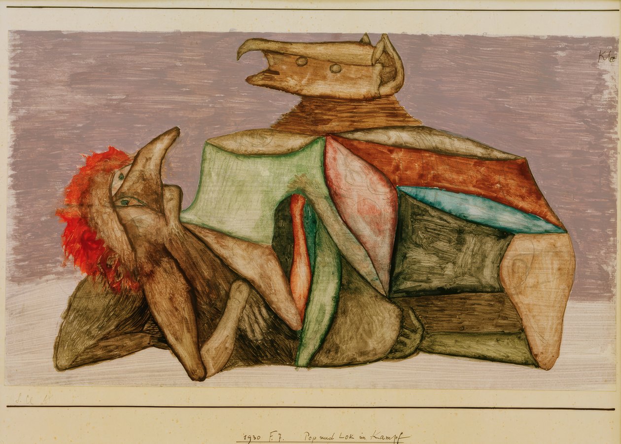Pop e Lok in lotta da Paul Klee