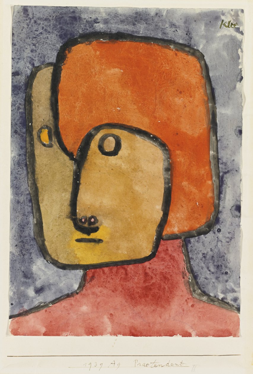 Pretendente, 1939 da Paul Klee