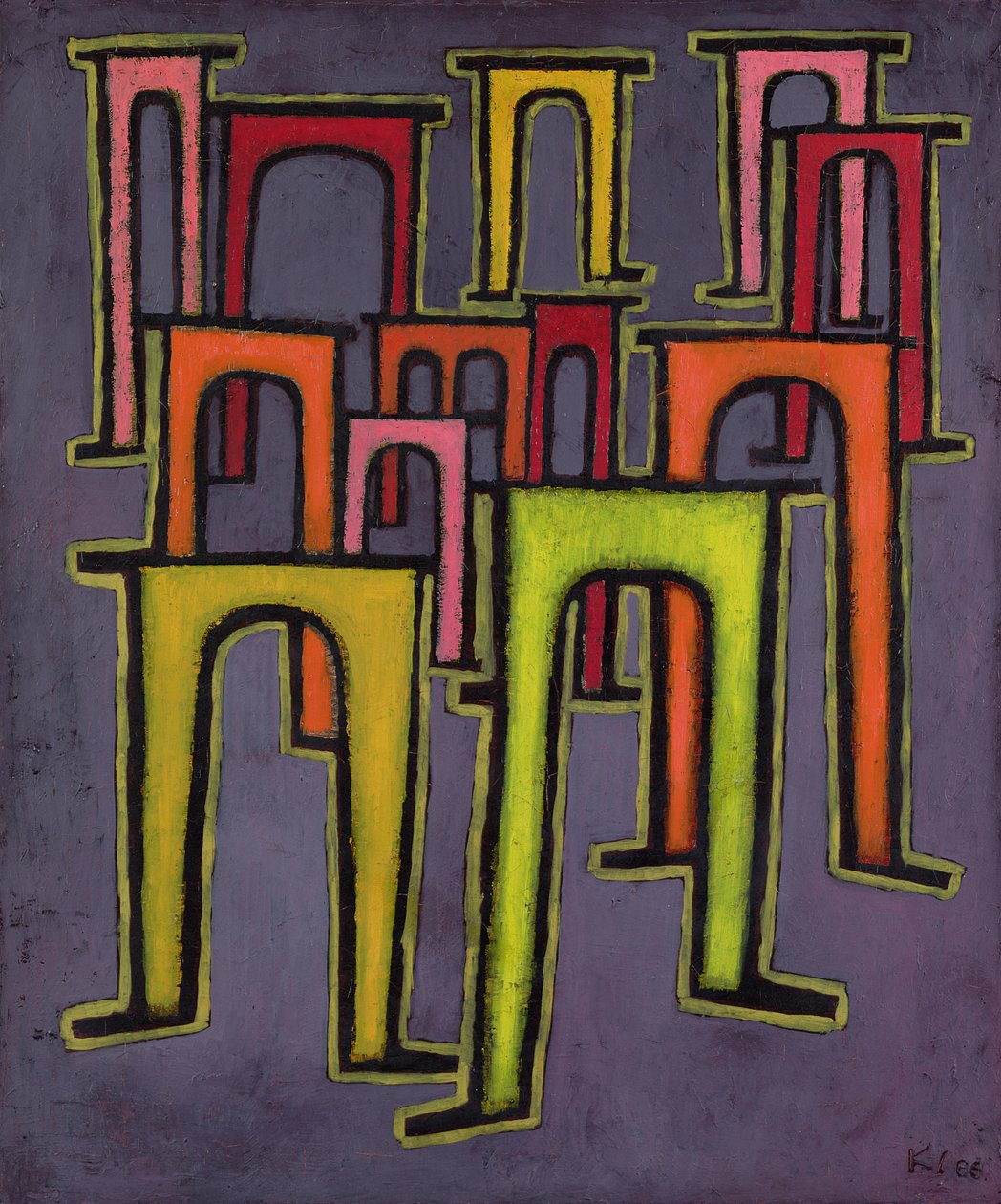 Rivoluzione del viadotto da Paul Klee