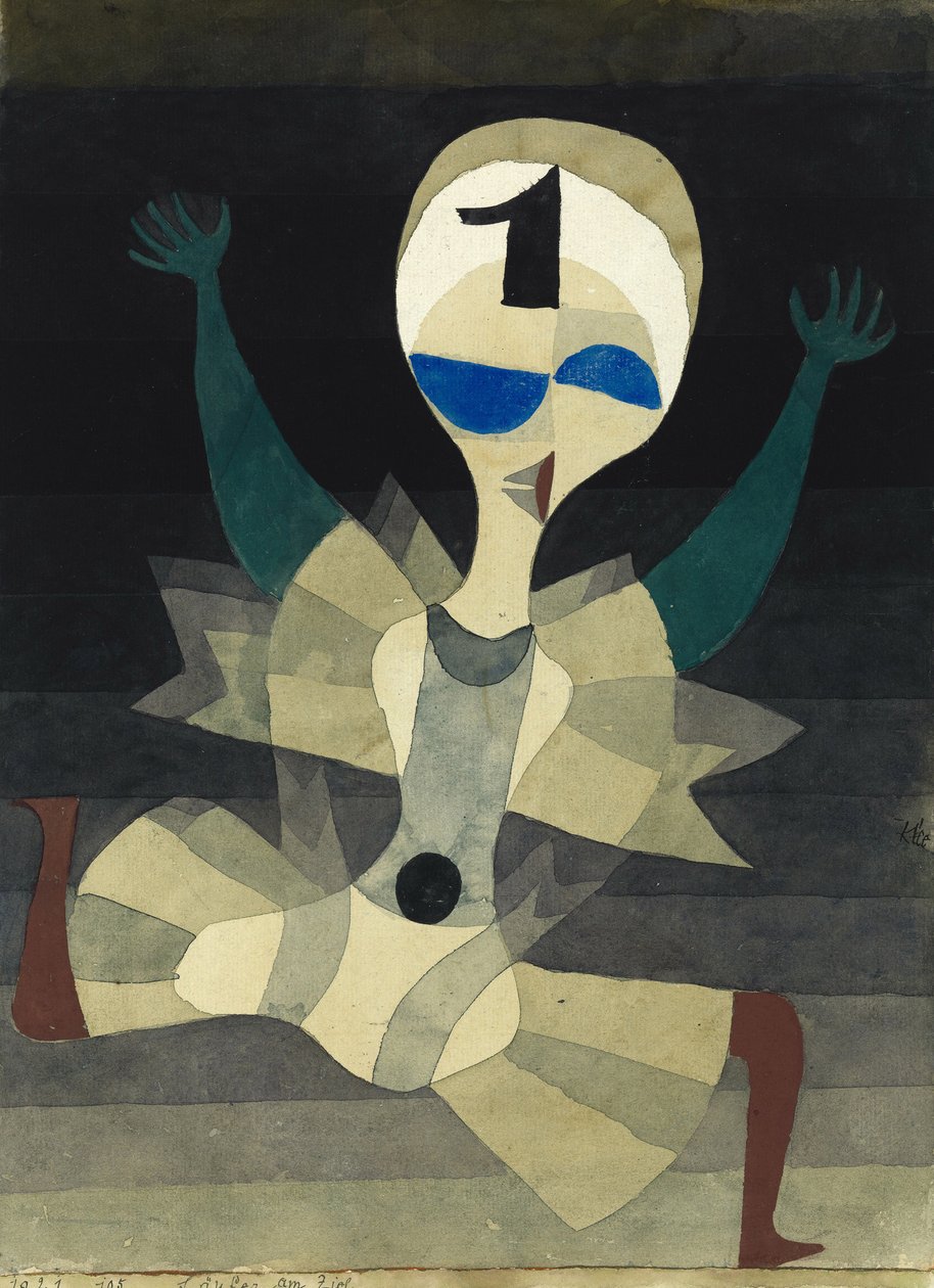 Corridore al traguardo, 1921 da Paul Klee