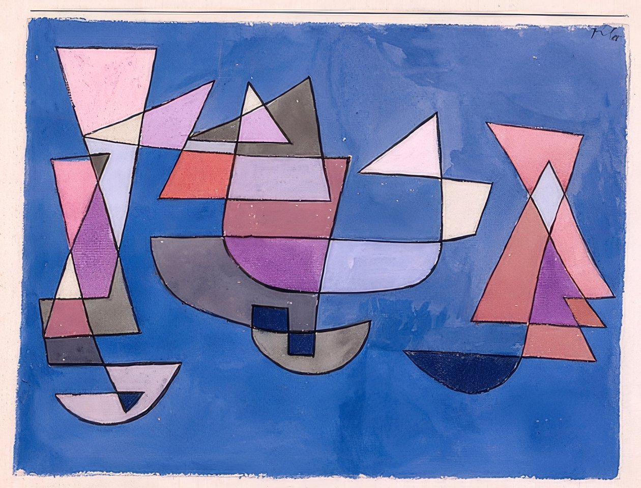Barche a vela da Paul Klee