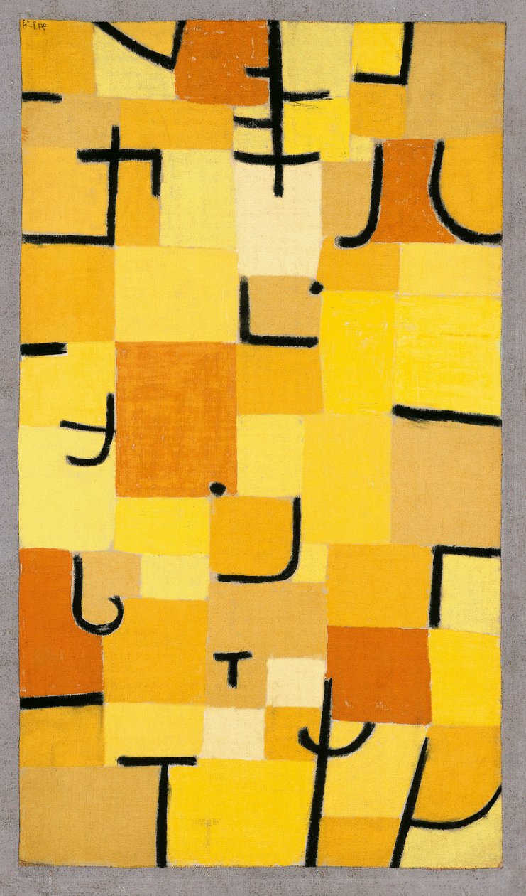 Segni in giallo, 1937 da Paul Klee