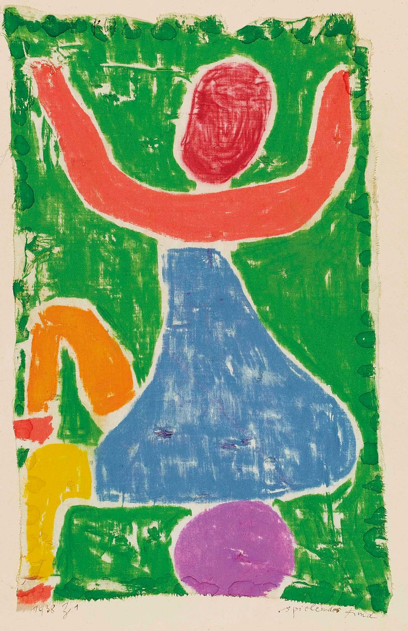 Bambino che gioca, 1938 da Paul Klee
