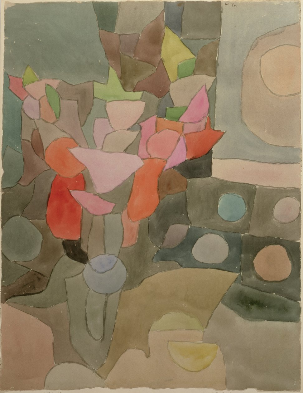 Natura morta con gladioli da Paul Klee