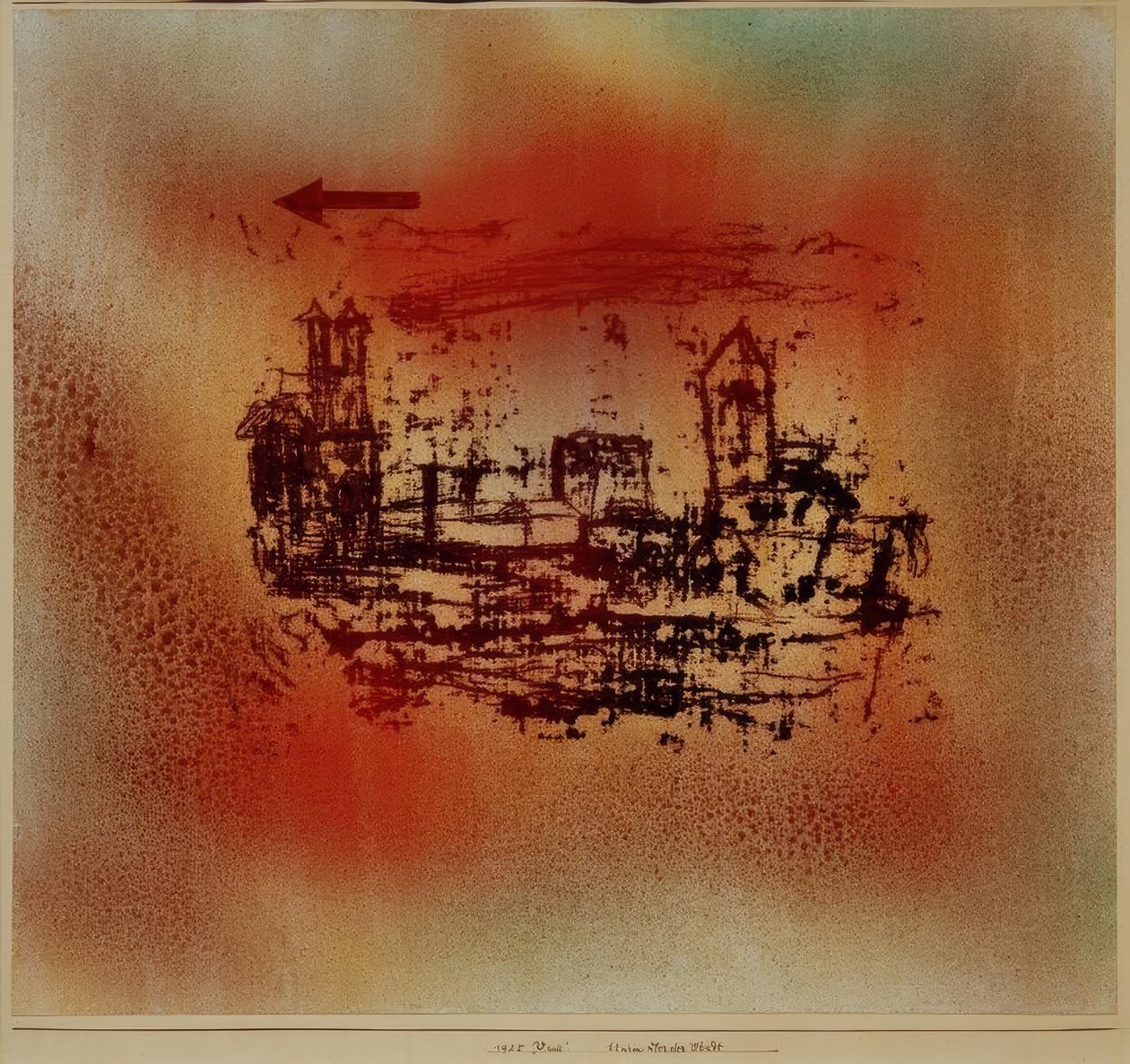 Tempesta sulla città da Paul Klee