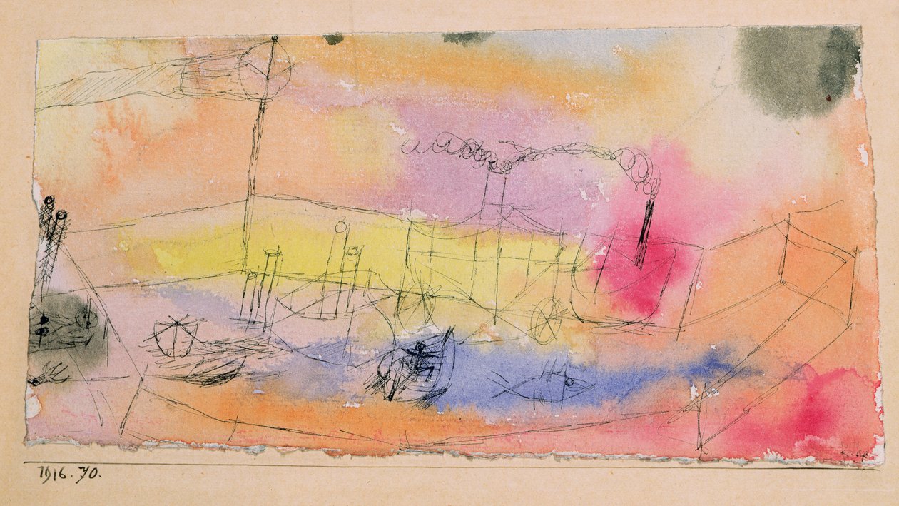 Il pesce nel porto da Paul Klee