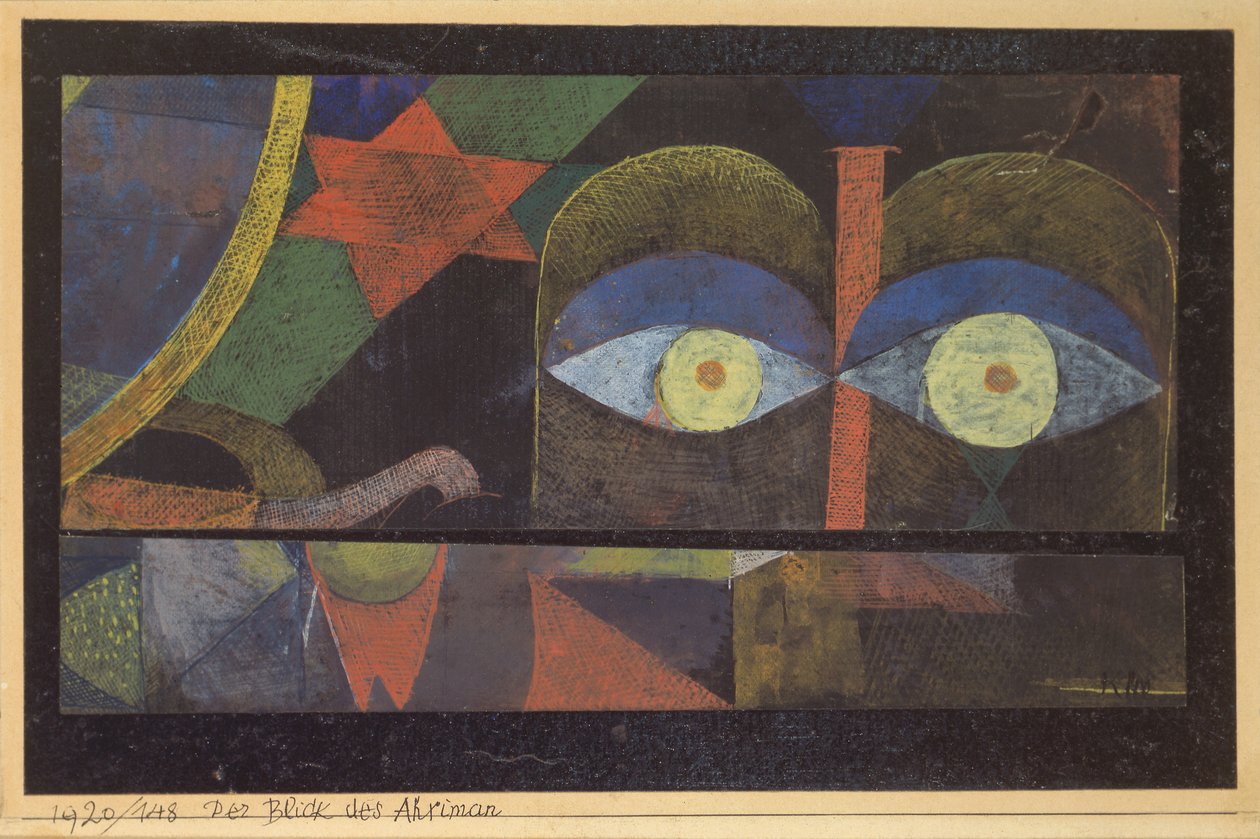 Lo sguardo di Ahriman, 1920 da Paul Klee