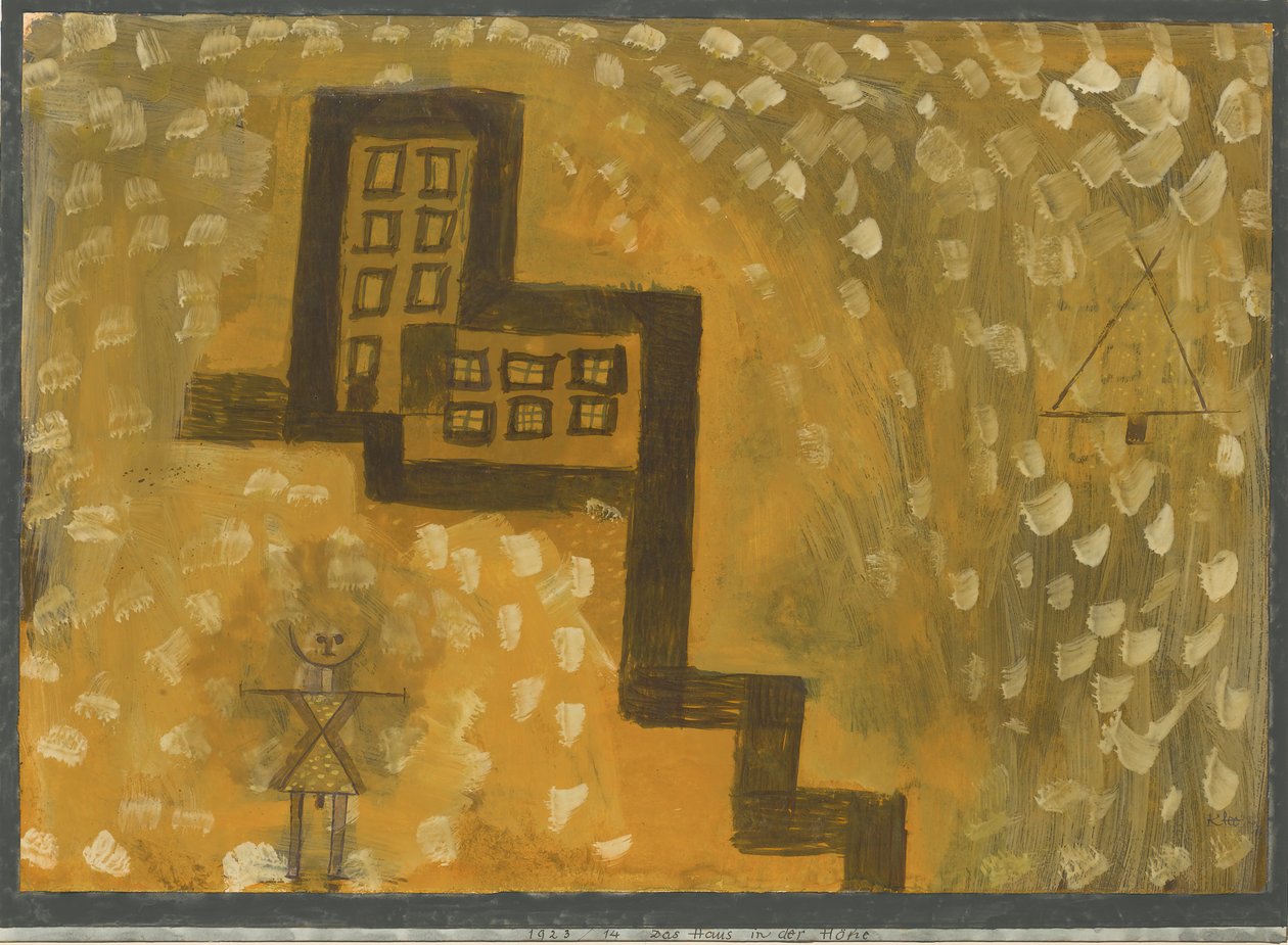 La casa in alto, 1923 da Paul Klee