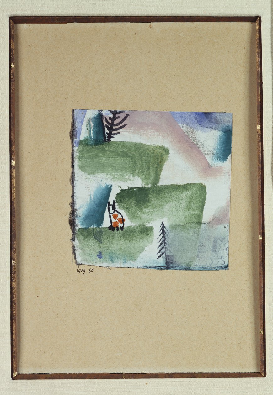 Il territorio di un gatto da Paul Klee
