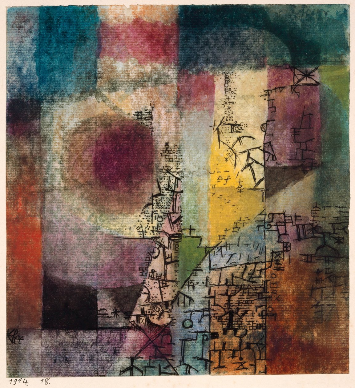 Senza titolo, 1914 da Paul Klee