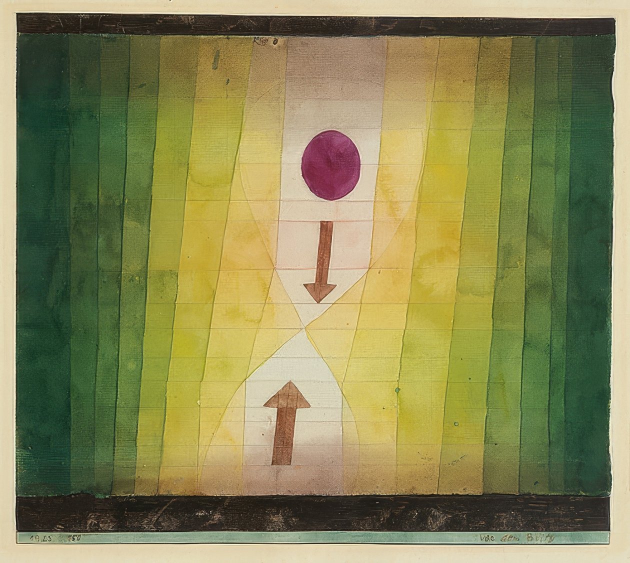 Prima del fulmine da Paul Klee