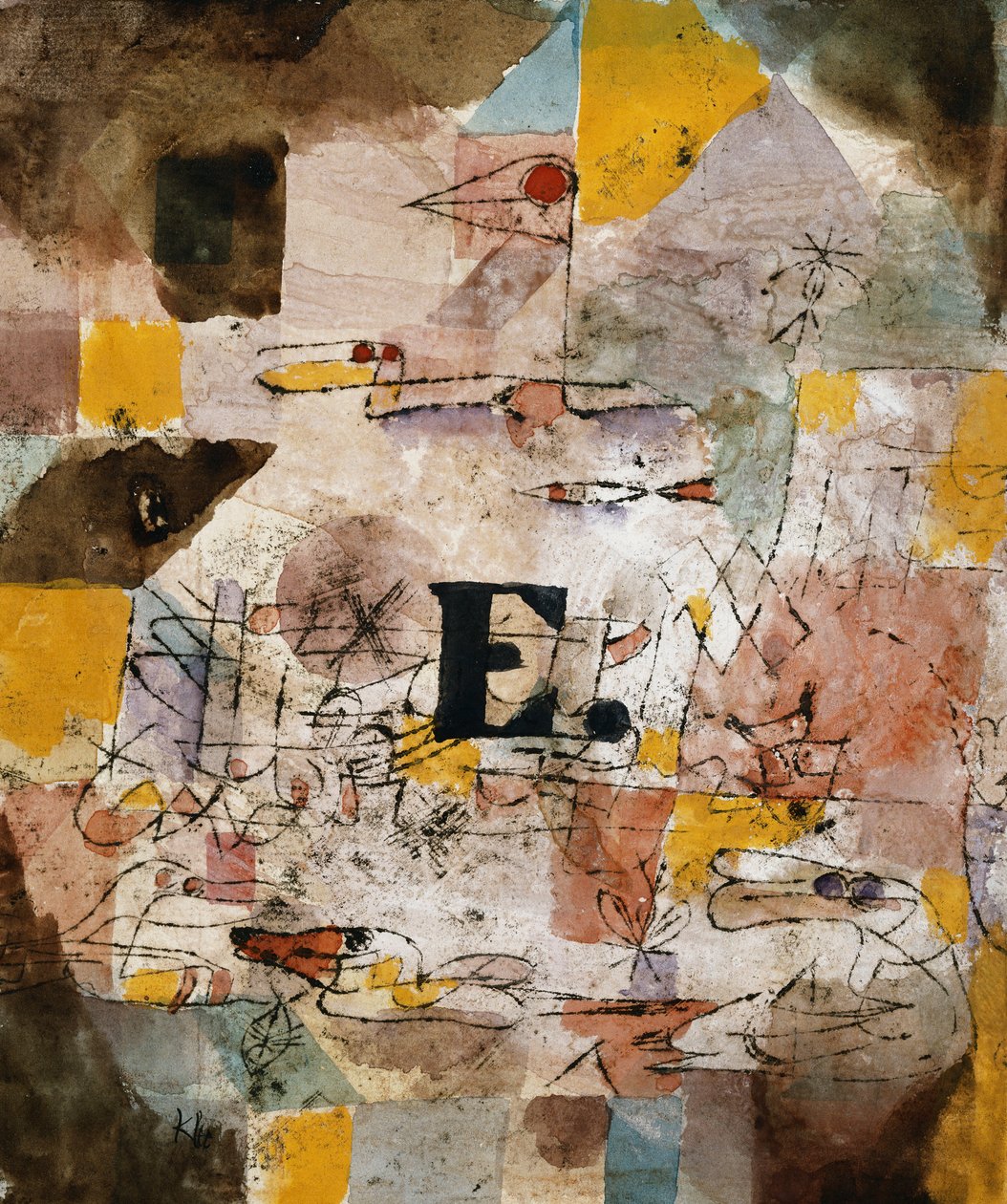 Uccello acquatico (E. nten) da Paul Klee