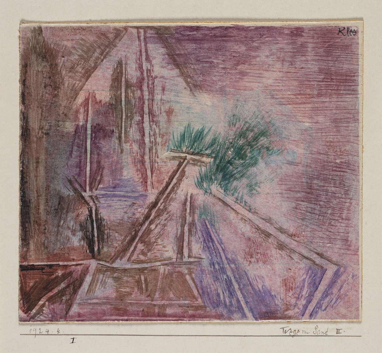 Sentieri nella sabbia II da Paul Klee