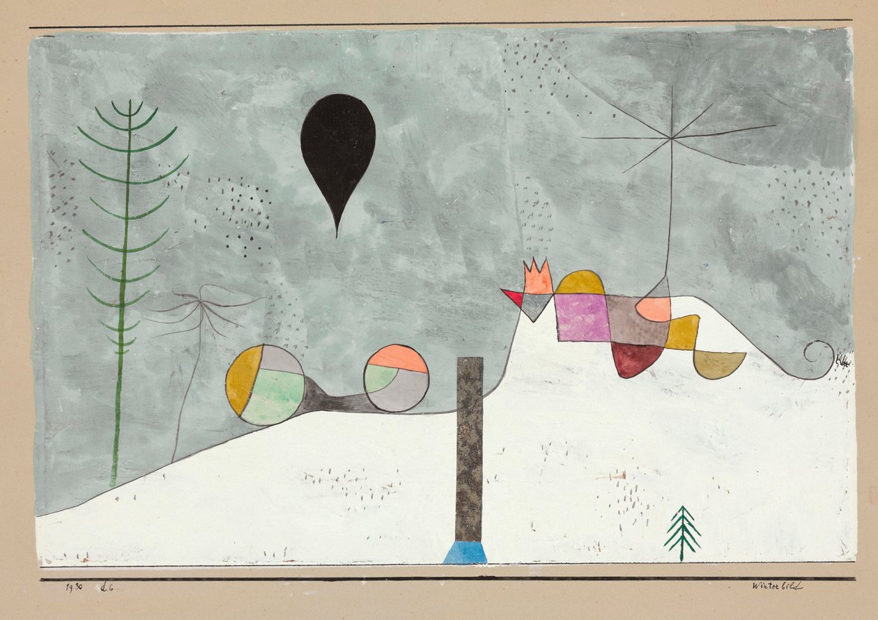 Immagine invernale da Paul Klee
