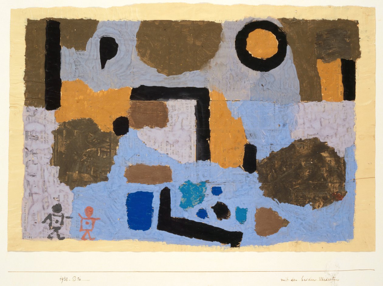 Con i due perduti, 1938 da Paul Klee