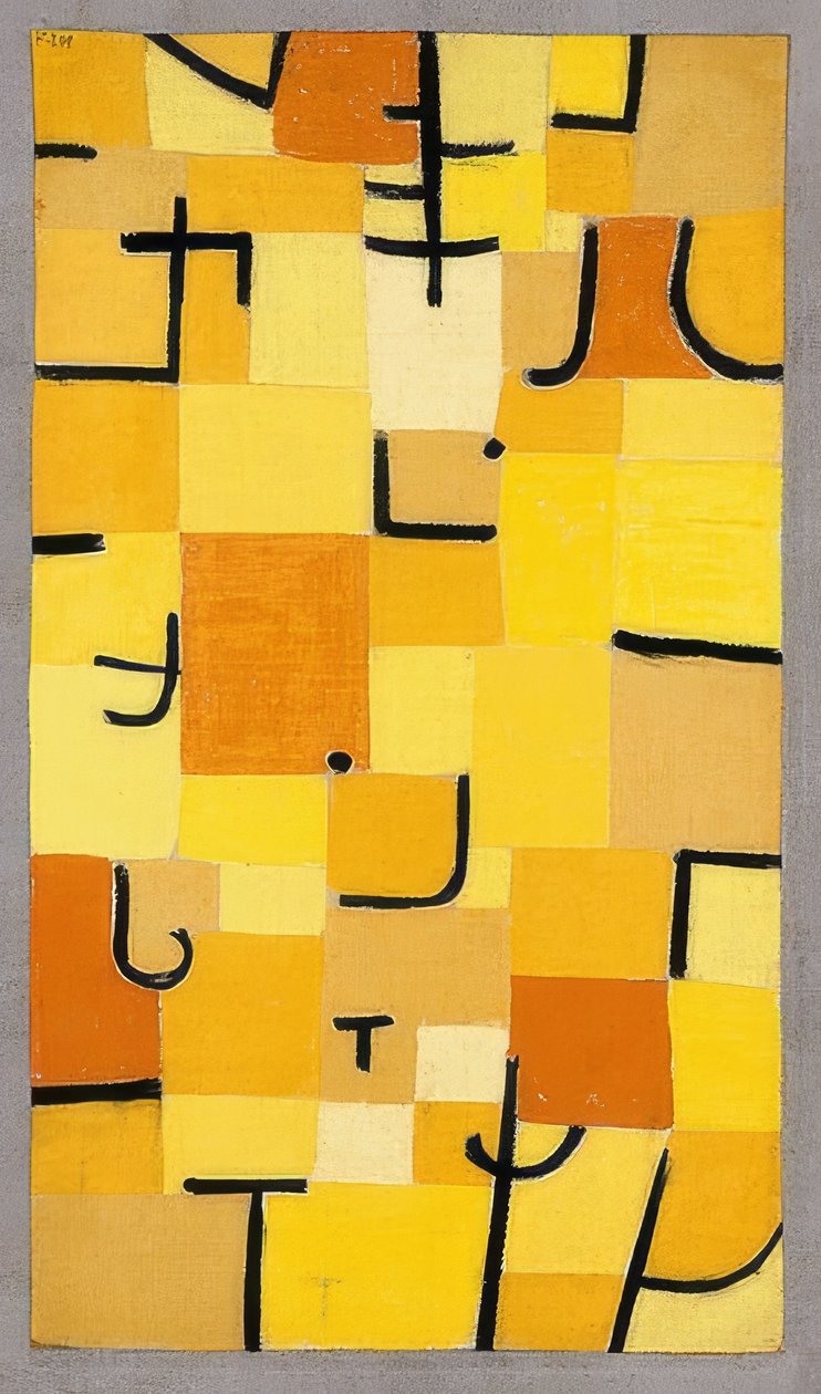Segni in giallo, 1937 da Paul Klee