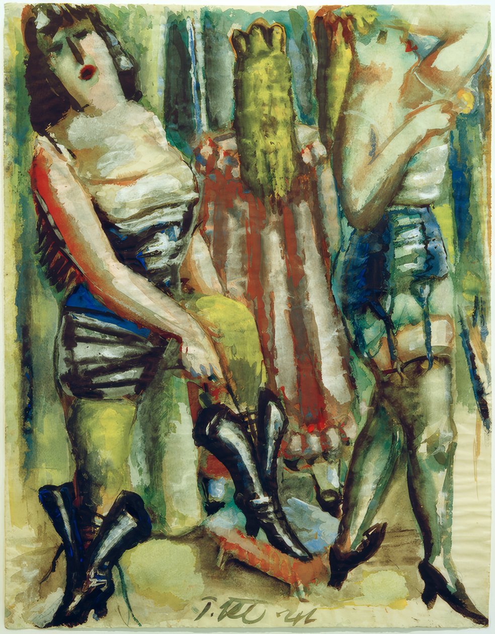 Tre donne nel camerino da Paul Kleinschmidt