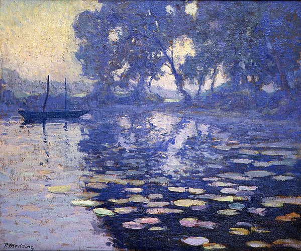 Alba su un Fiume da Paul Madeline