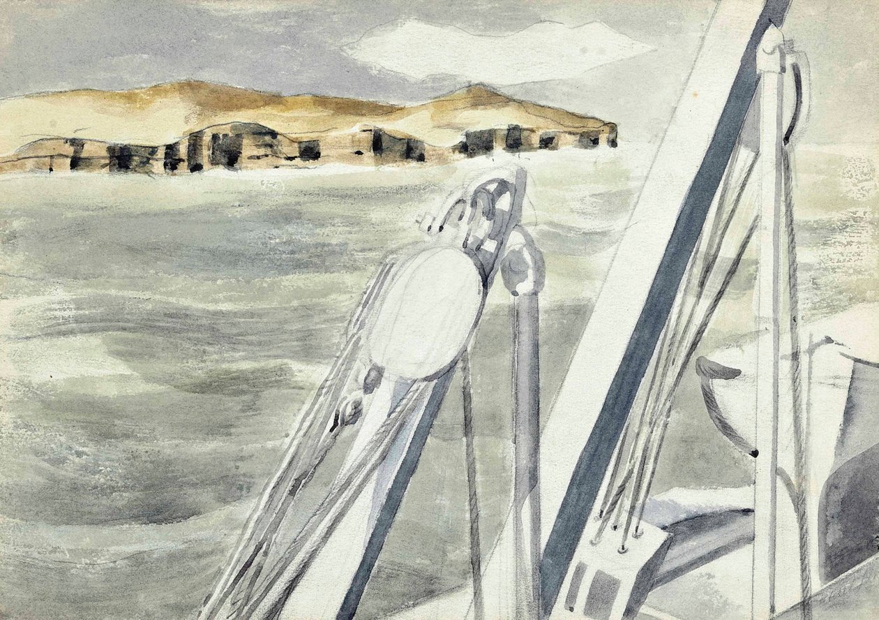 Costa vicino a Gibilterra da Paul Nash