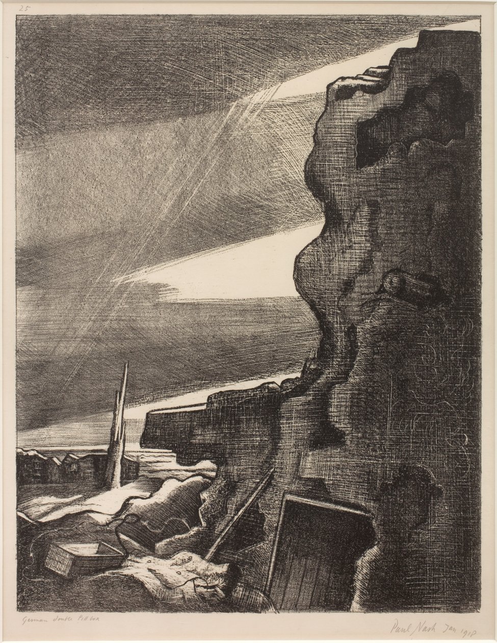 Scatola doppia tedesca, Gheluvelt da Paul Nash