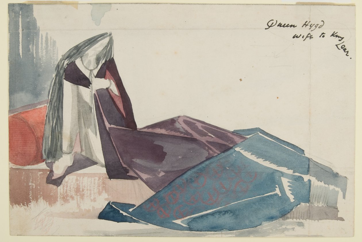 Regina Hygd, moglie di Re Lear da Paul Nash
