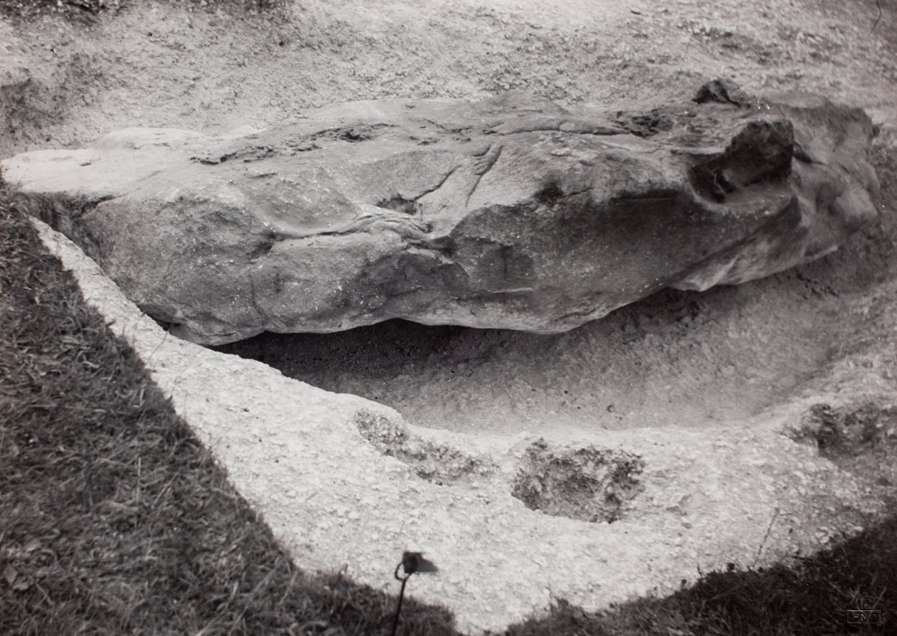 Roccia incassata nell