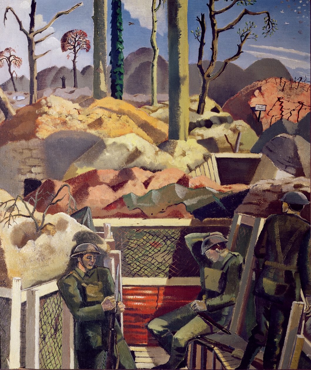 Primavera nelle trincee, Ridge Wood da Paul Nash