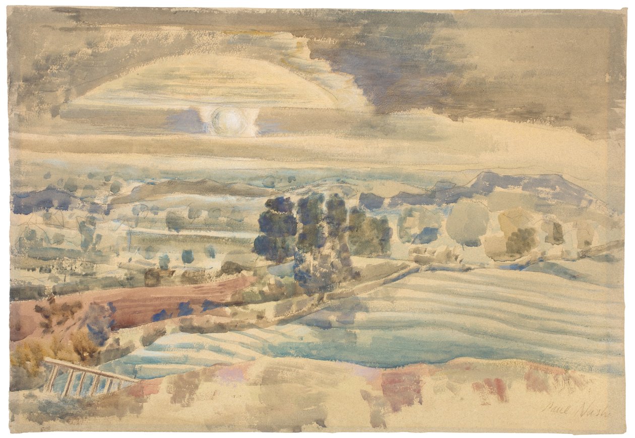 Alba sulla valle da Paul Nash
