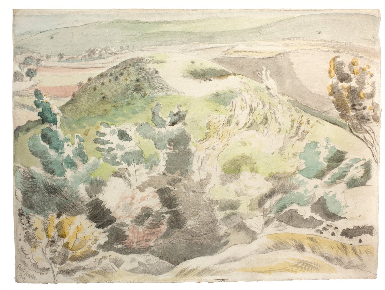 Collina del vento da Paul Nash