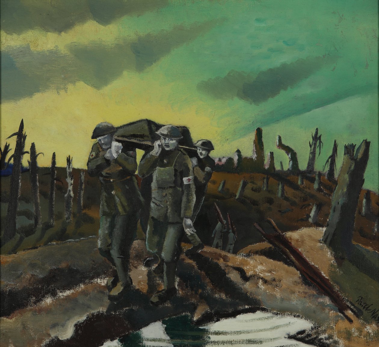 Ferito, Passchendaele da Paul Nash