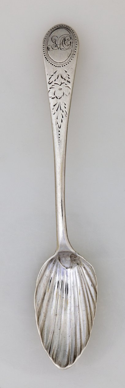 Cucchiaino scanalato, c.1785 da Paul Revere