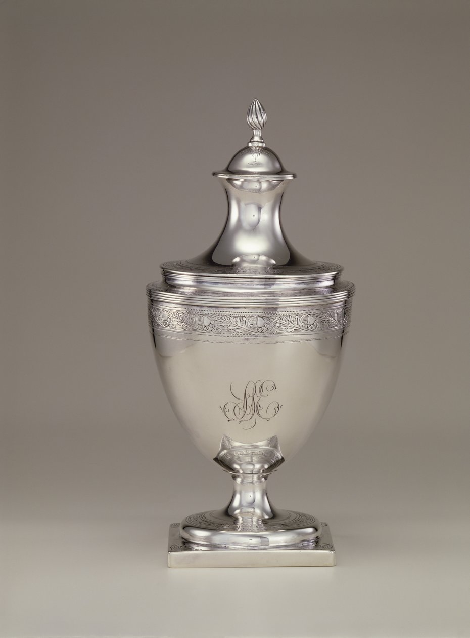 Zuccheriera con coperchio, c.1795 da Paul Revere