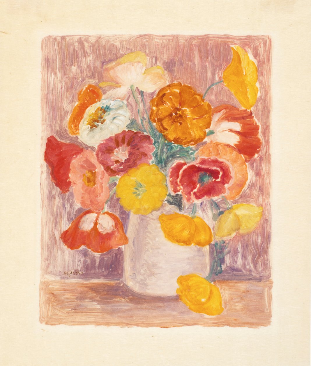 Pezzo di fiori (Zinnie) da Paul Rohland