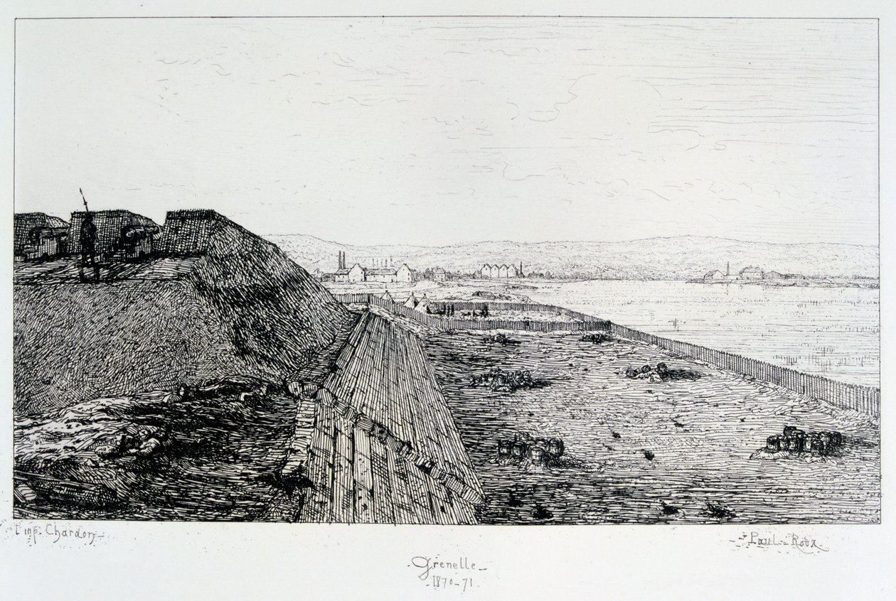 Grenelle, Assedio di Parigi, 1870-1871 da Paul Roux