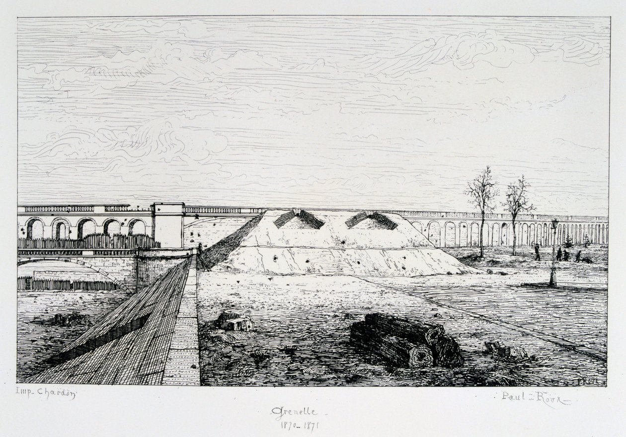 Grenelle, Assedio di Parigi, 1870-1871 da Paul Roux